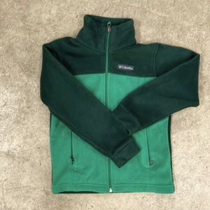 Kids Columbia zip up fleece jacket, size S